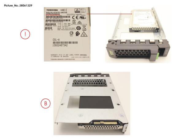 SSD SAS 12G 800GB WRITE-INT. 3.5' H-P EP