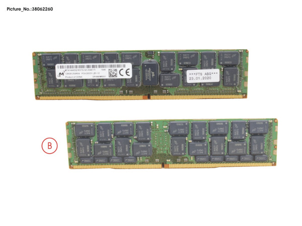 128GB (1X128GB) 8RX4 DDR4-2933 LR ECC