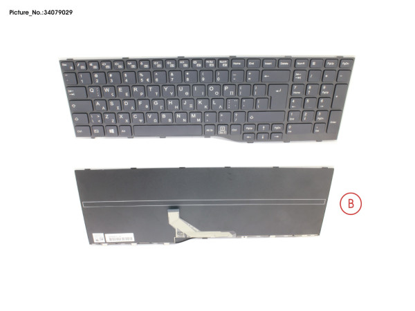 KEYBOARD BLACK GREECE WIN10