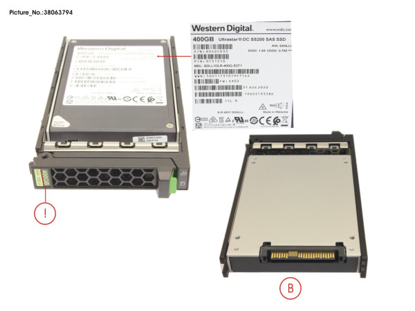 SSD SAS 12G 400GB MU 2.5" HOT PL EP