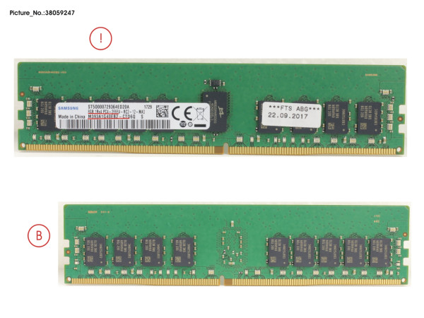 8GB (1X8GB) 1RX4 DDR4-2666 R ECC