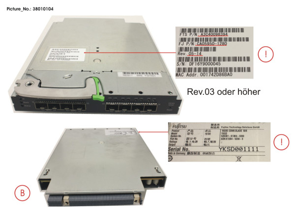 PY CB ETH SWITCH/IBP 10GB 18/8