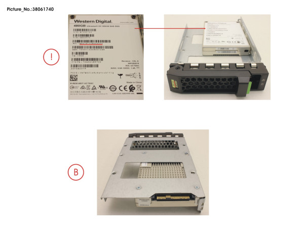 SSD SAS 12G 480GB READ-INT. 3.5' H-P EP