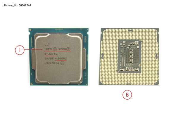 CPU XEON E-2274G 4.0GHZ 83W