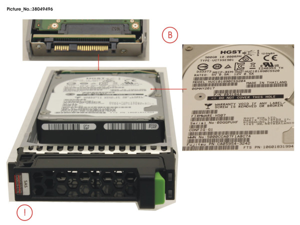 DX S4 HD DRIVE 2.5' 900GB 10K