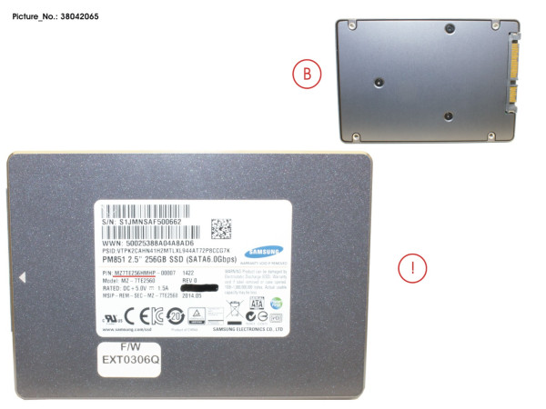 SSD S3 256GB 2.5 SATA (7MM) (OPAL)