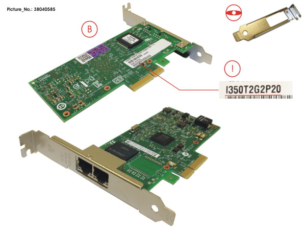 PLAN CP 2X1GBIT CU INTEL I350-T2