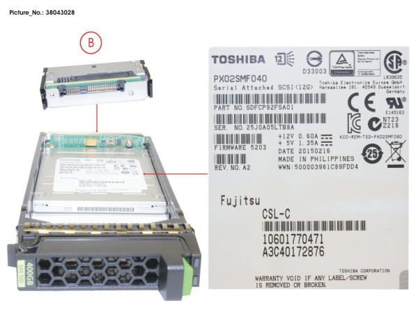 JX40 S2 2,5" MLC SSD 400GB