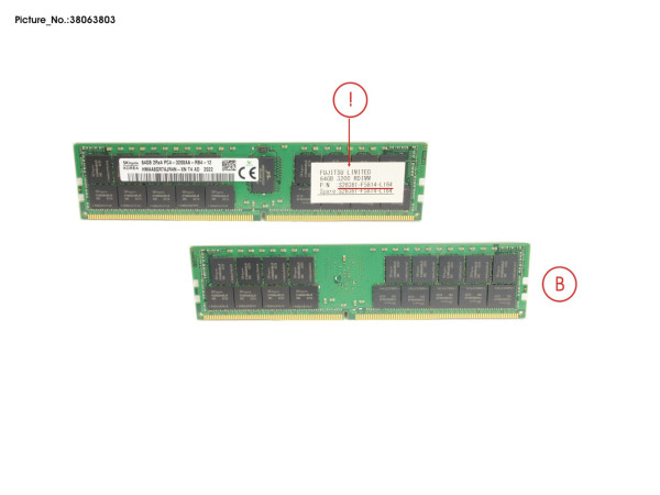 64GB DDR4 3200 R ECC