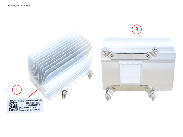 HEATSINK 65W GFL LOW END