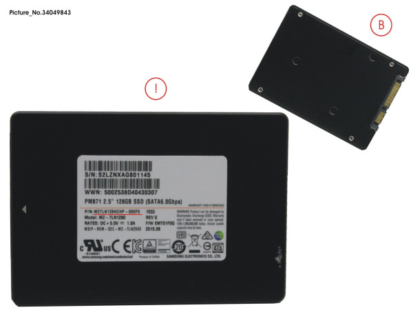 SSD S3 128GB 2.5 SATA/UGS (7MM)