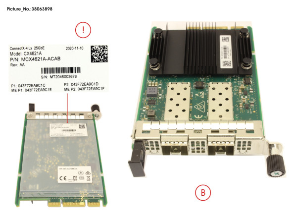 PLAN EP MCX4-LX DA2 2X 25G SFP28 OCPV3