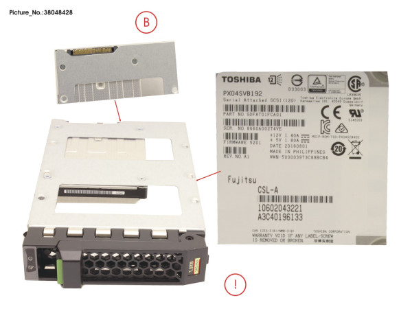 SSD SAS 12G 1.92TB MIXED-USE 3.5' H-P EP