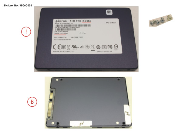 SSD SATA 6G 240GB READ-INT. 2.5' N H-P