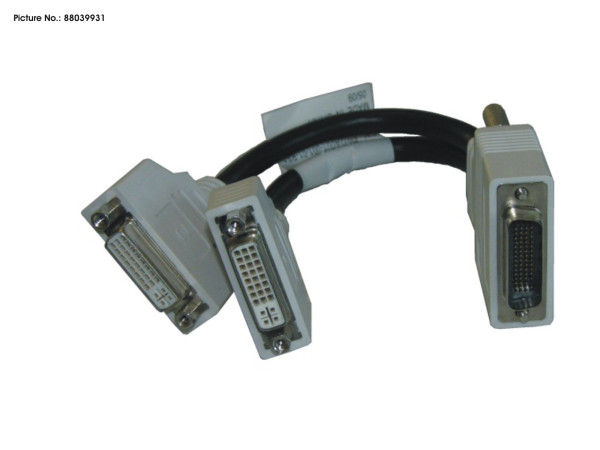 CABLE DMS59 TO DUAL DVI-I