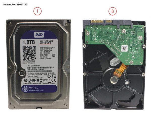 HDD 1TB SATA S3 7.2K 4K 3.5'