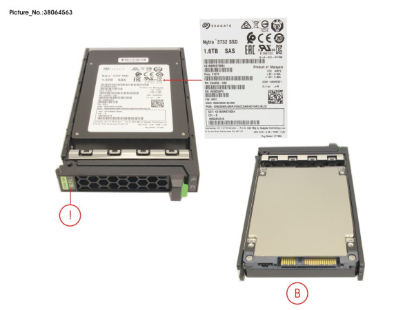 SSD SAS 12G WI 1.6TB IN SFF SLIM