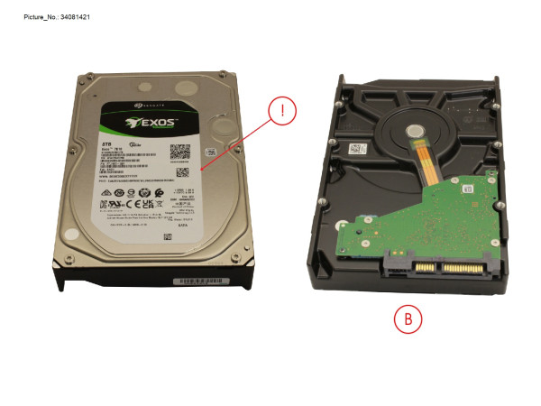 HDD 8TB BC-SATA S3 7.2K 3.5'