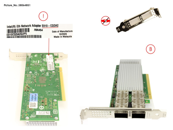 PLAN EP E810-CQDA2 2X 100G QSFP28 PCIE