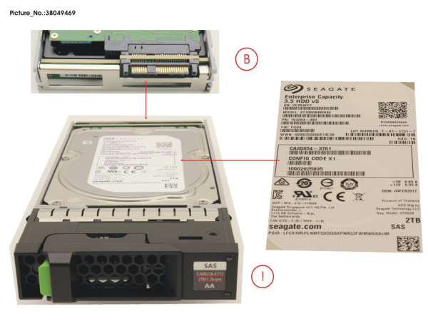 DX S4 HD DRIVE 3.5' 2TB 7.2K