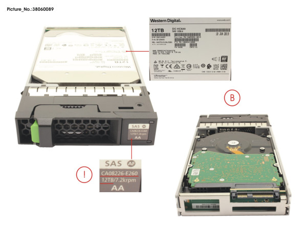 DX S3/S4 SED NLSAS 12TB 7.2 3.5 X1