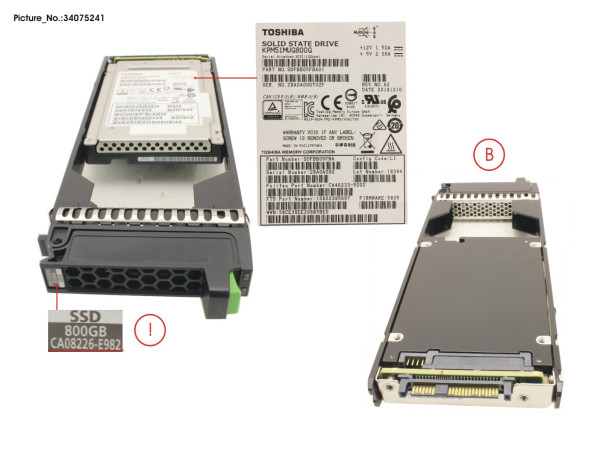 DX S5 SSD SAS 2.5" 800GB 12G