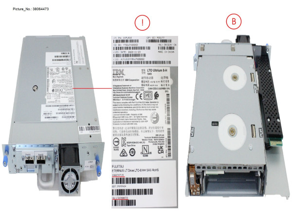 LT LTO-8 HH SAS DRIVE ASSY