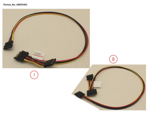 CABLE Y-PWR SATA