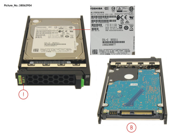 HD SAS 12G 1.8TB 10K 512E SED H-PL 2.5'