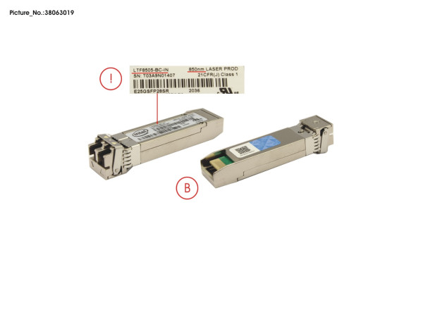 SFP28 TRANSCEIVER 25G SR LC 850NM