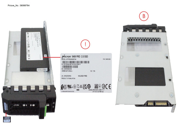 SSD SATA 6G RI 240GB IN LFF SLIM