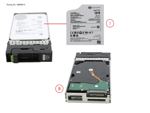 DX NLSAS HD DRIVE 3.5" 10TB 7.2K