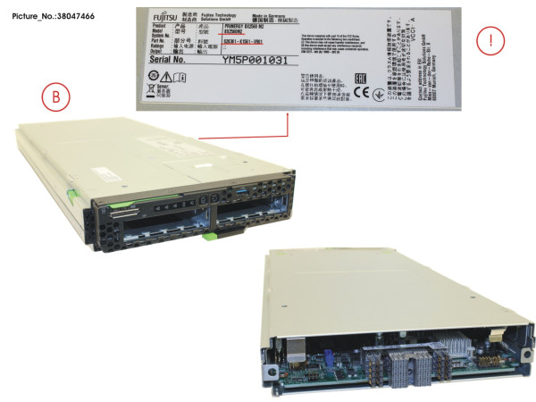 PY BX2560 M2 SPARE CPU BLADE