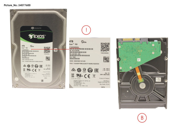 HDD 4TB BC-SATA S3 7.2K 3.5'