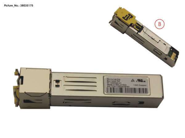 1 GBE COPPER BROCADE SFP (FOR IP)