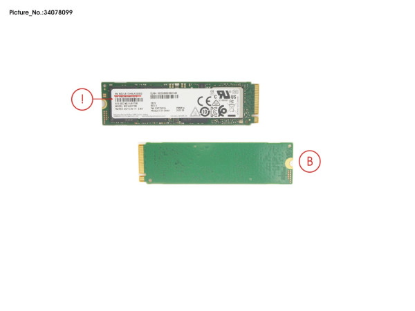 SSD PCIE M.2 2280 PM981A 1TB (NON-SED)