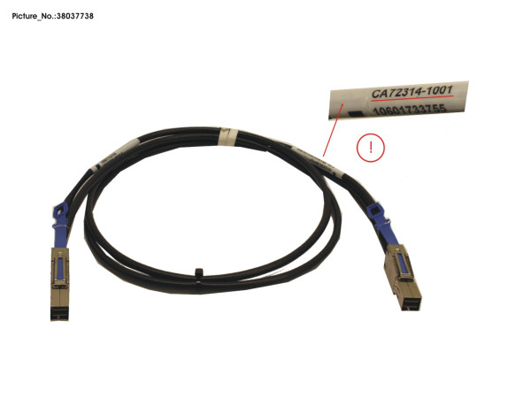 SAS CABLE 1.1M MINI SAS HD-MINI SAS HD