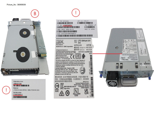 LTO-8 HH SAS 6GB TAPE DRIVE