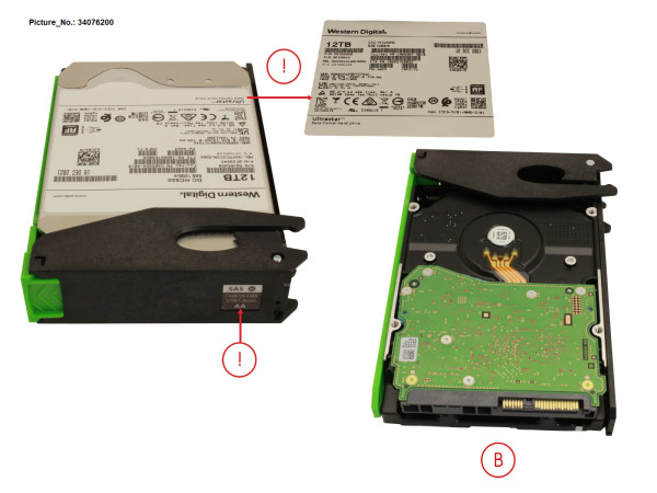 DX S4 HD-DE HD DRIVE 12TB 7.2K AF