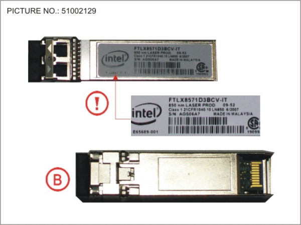 SFP+ MODULE MMF 10GBE LC