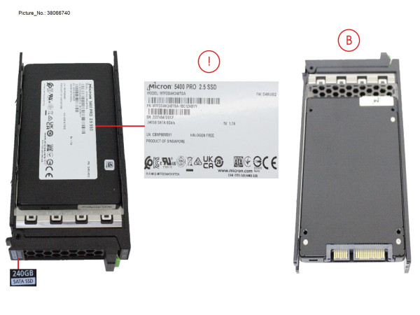 SSD SATA 6G RI 240GB IN SFF SLIM