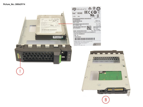 HD SAS 12G 1.2TB 10K 512N HOT PL 3.5' EP