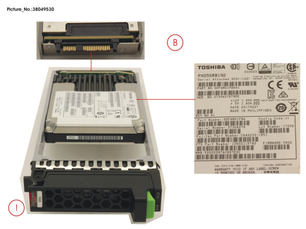 DX MLC SSD SAS 2.5' 1.92TB 12G