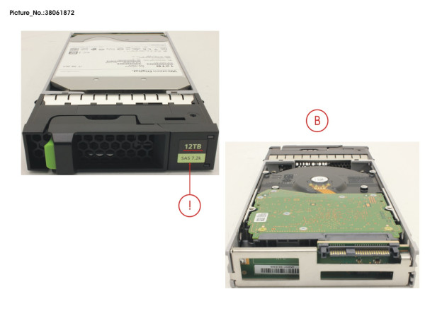 JX40 S2 3.5" SAS 12TB 7K2 12G 512E