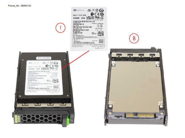 SSD SAS 12G WI 400GB SED IN SFF SLIM