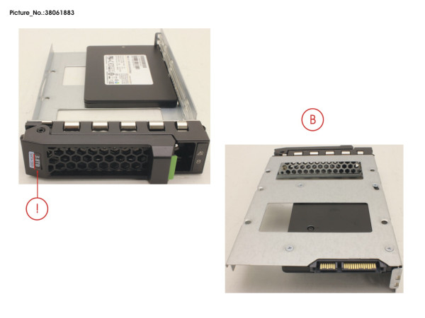 SSD SATA 6G 3.84TB READ-INT. 3.5" PM883