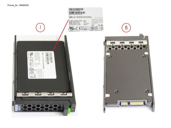 SSD SATA 6G RI 3.84TB SFF