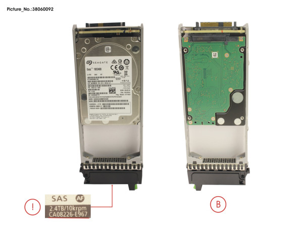 DX S3/S4 SED DRIVE 2.5' 2.4TB 10K