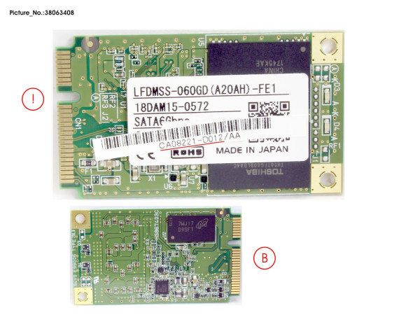 DX60S4 BUD (mSATA) for iSCSI/6G SAS