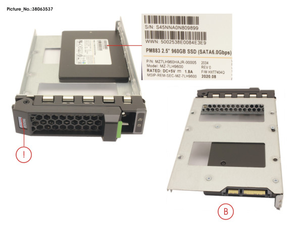 SSD SATA 6G RI 960GB IN LFF SLIM